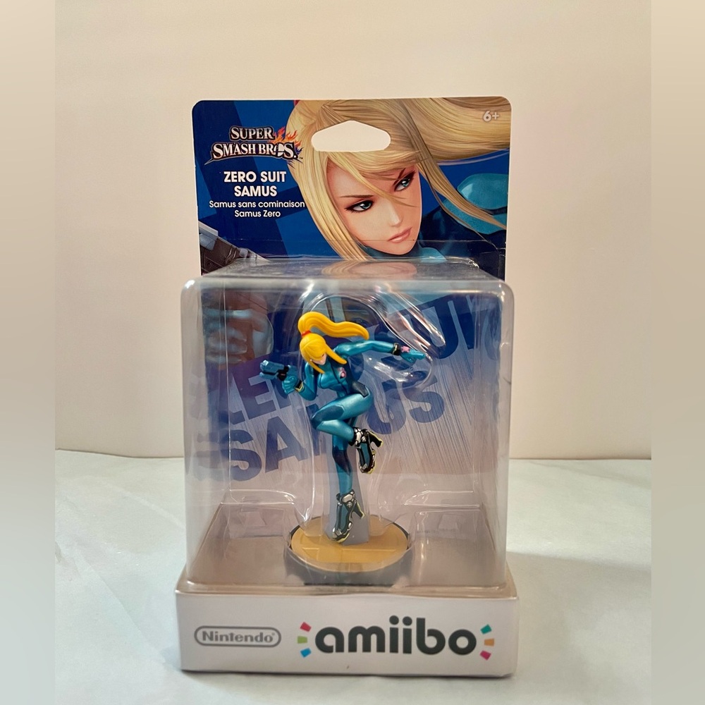 NIB Zero Suit Samus Amiibo